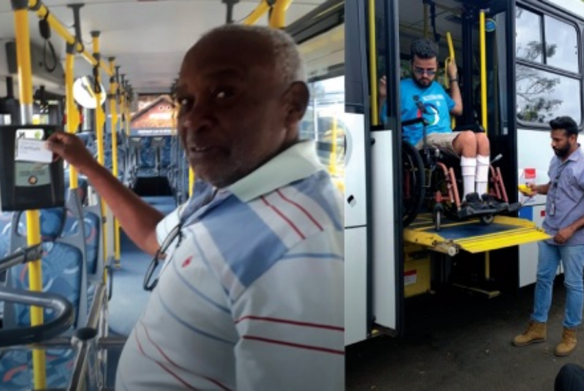Teste da catraca eletrônica nos ônibus marca a Semana do Trânsito em Cataguases