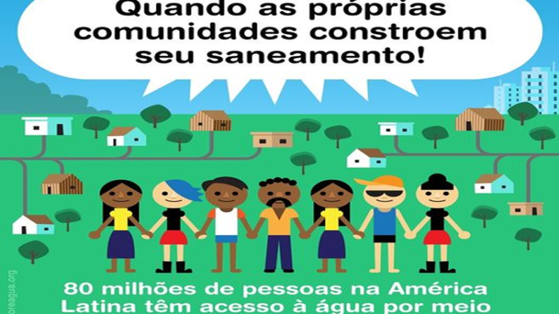 SANEAMENTO NATURAL: Mais do que garantir acesso à água potável e ao tratamento de esgoto, a gestão comunitária do saneamento básico estabelece a água como um bem comum e um direito fundamental.