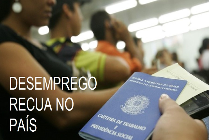 EMPREGO: Desemprego recua a 6,6% no trimestre encerrado em agosto, e número de trabalhadores é recorde.