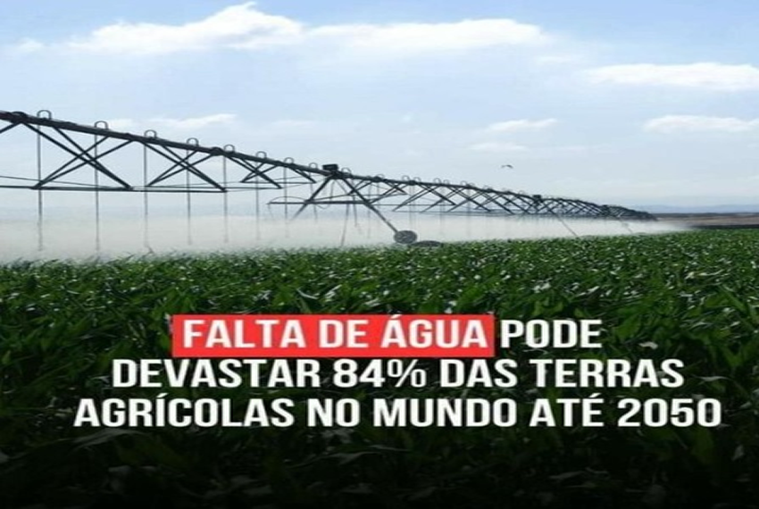 PROBLEMA: Consumo – A agricultura consome muita água doce, mas é preciso passar informações corretas sobre esse consumo.