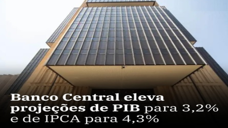 MUDANÇA DE ROTA: O Banco Central (BC) revisou nesse final de setembro as projeções para a economia brasileira em 2024 e nos próximos anos.