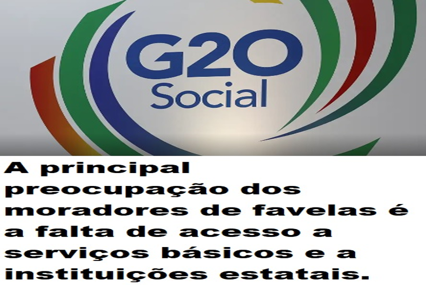 DIREITOS HUMANOS: Falta de serviços básicos preocupa periferias, aponta G20 Favelas.