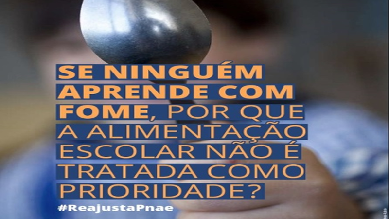 ð¨ð¨ð¨ ATENÇÃO! Queremos a sua ajuda para defender a alimentação escolar!