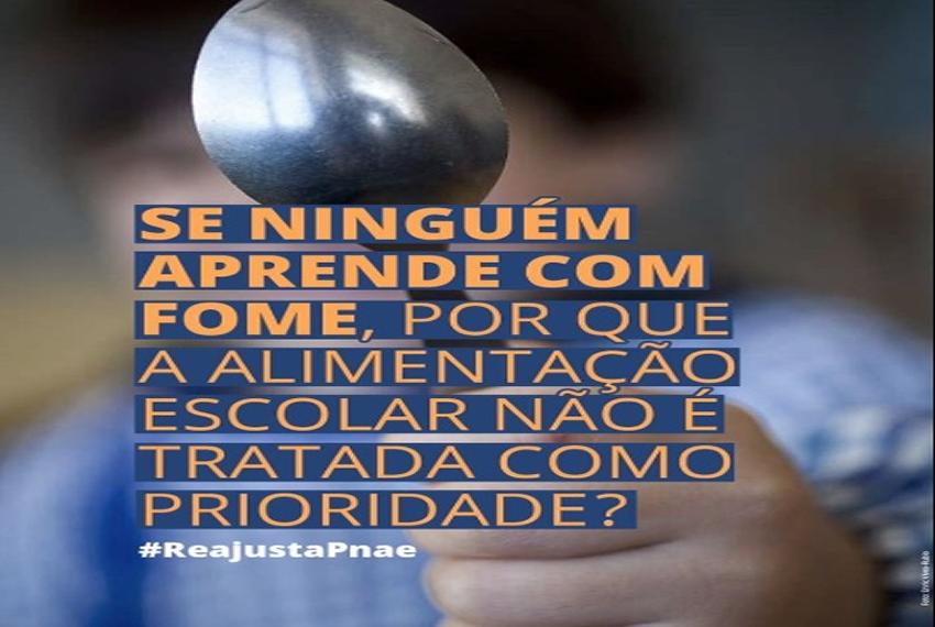 ð¨ð¨ð¨ ATENÇÃO! Queremos a sua ajuda para defender a alimentação escolar!