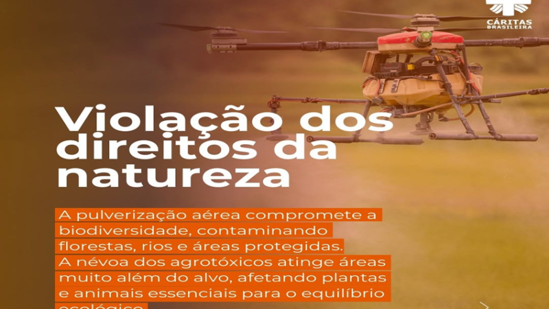 PULVERIZAÇÃO: Isso é muito grave. Confira nessa postagem preparada pela Cáritas Brasileira os riscos da pulverização aérea de agrotóxicos. A pergunta que fica: quem realmente paga o preço?