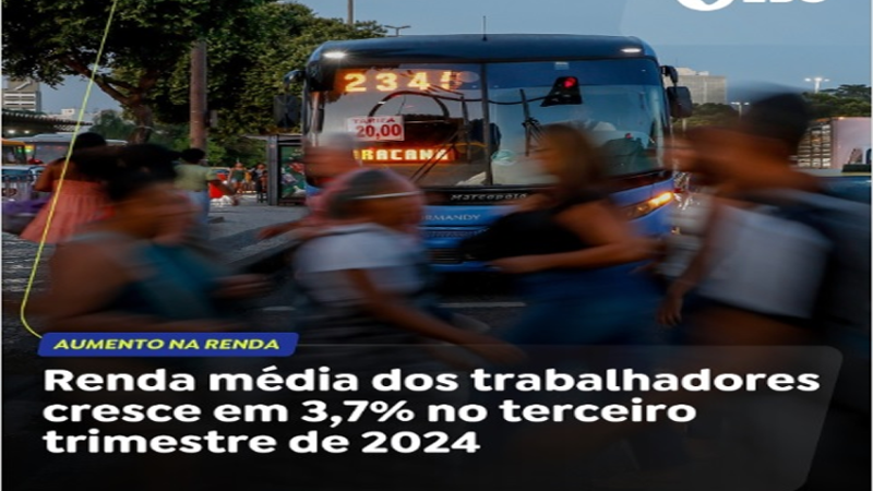 AUMENTO NA RENDA | O Instituto de Pesquisa Econômica Aplicada (Ipea) divulgou um estudo nesta sexta-feira (6) mostrando que a renda habitual média teve um crescimento de 3,7%.