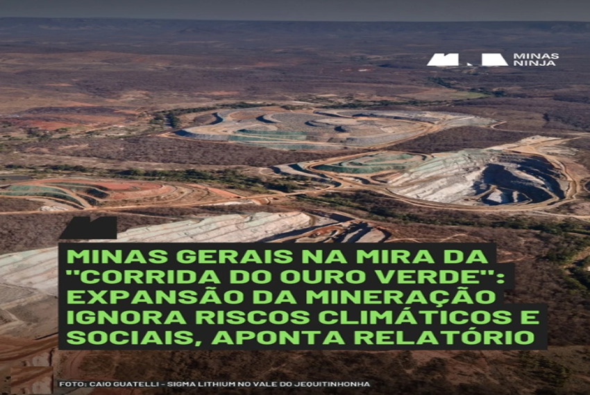 MINAS: Essenciais na produção de baterias elétricas, minerais como lítio, cobre e cobalto já provocam uma espécie de “nova corrida do ouro” pelo mundo.