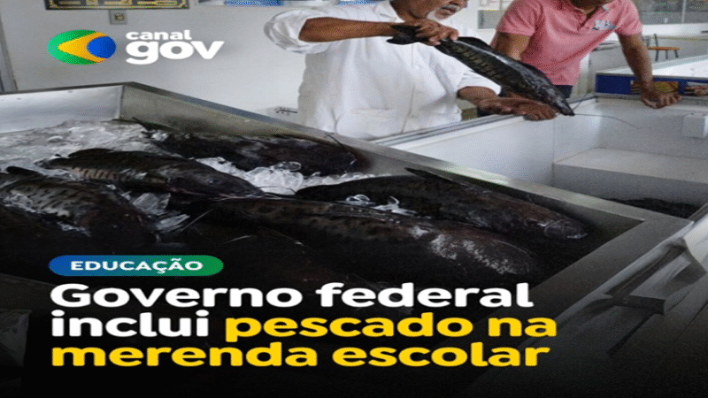 PESCADO NA MERENDA