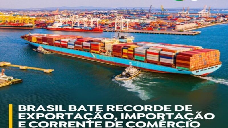 RECORDE DE EXPORTAÇÕES