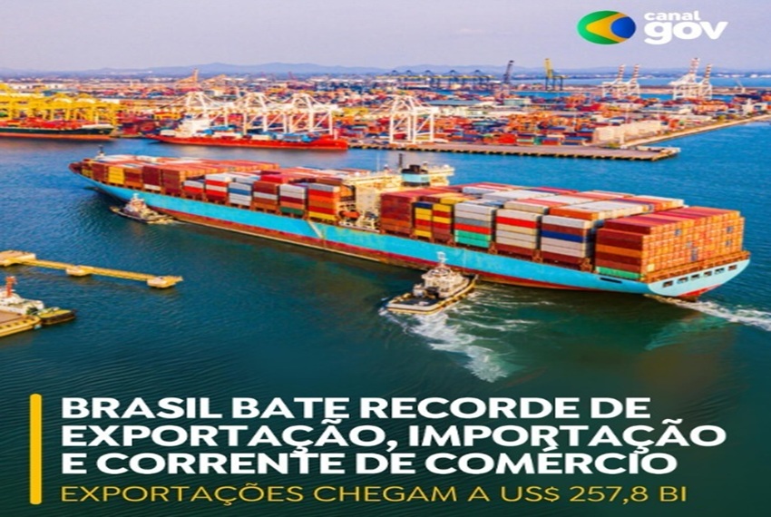 RECORDE DE EXPORTAÇÕES