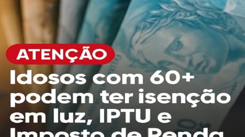 ⚠️ ATENÇÃO, IDOSOS 60+ E FAMÍLIAS