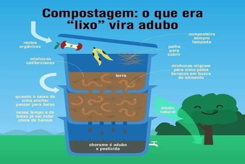 COMPOSTAGEM: Projeto Semeando e Projeto de Educação Ambiental