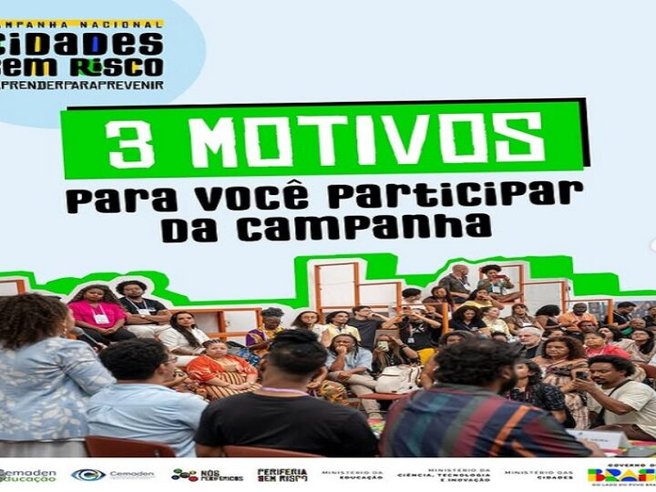 3 MOTIVOS: ⚠️ Por que participar da campanha #AprenderParaPrevenir?