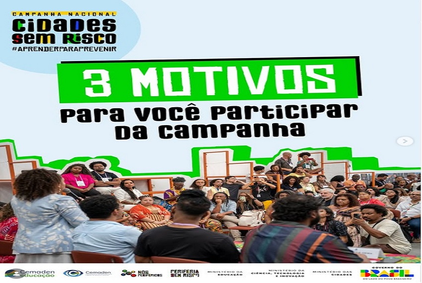 3 MOTIVOS: ⚠️ Por que participar da campanha #AprenderParaPrevenir?