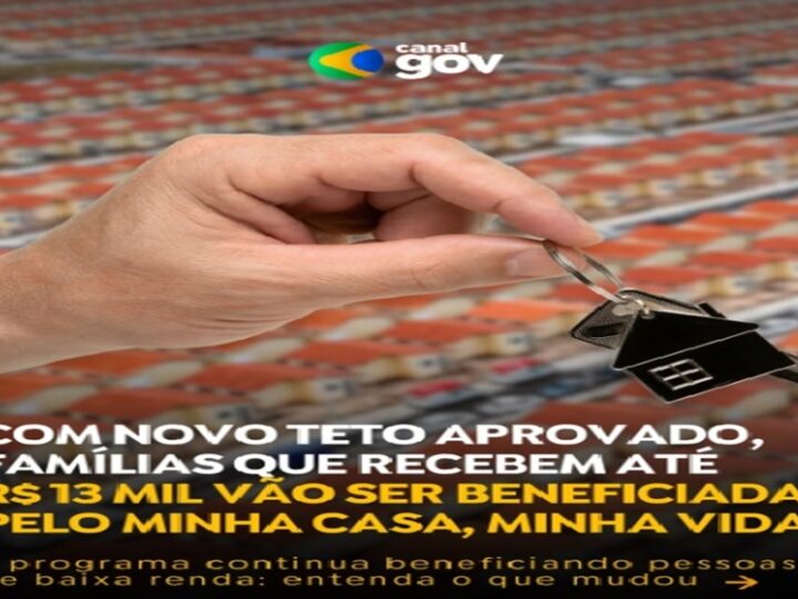 MAIS GENTE BENEFICIADA PELO MINHA CASA, MINHA VIDA