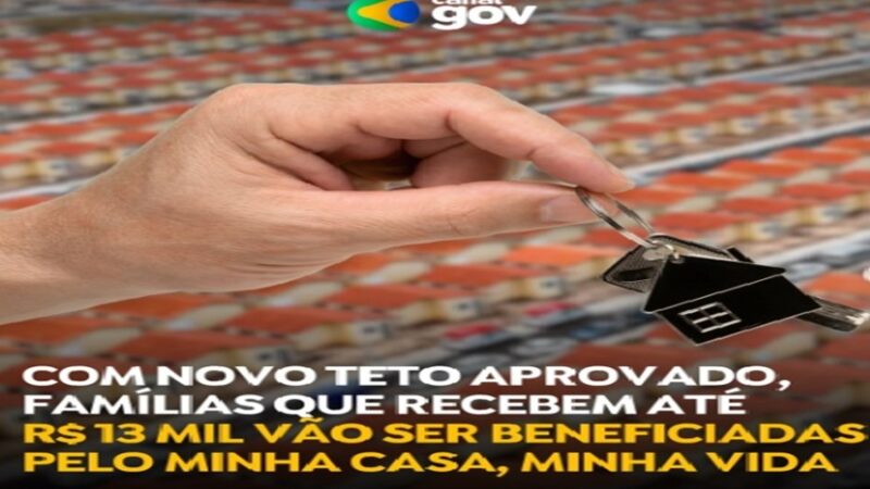 MAIS GENTE BENEFICIADA PELO MINHA CASA, MINHA VIDA