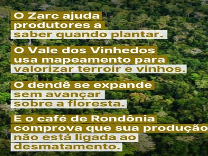 ZARC: Muito antes do plantio começar, dados sobre clima, solo, relevo e uso da terra já estão ajudando a orientar decisões no campo.