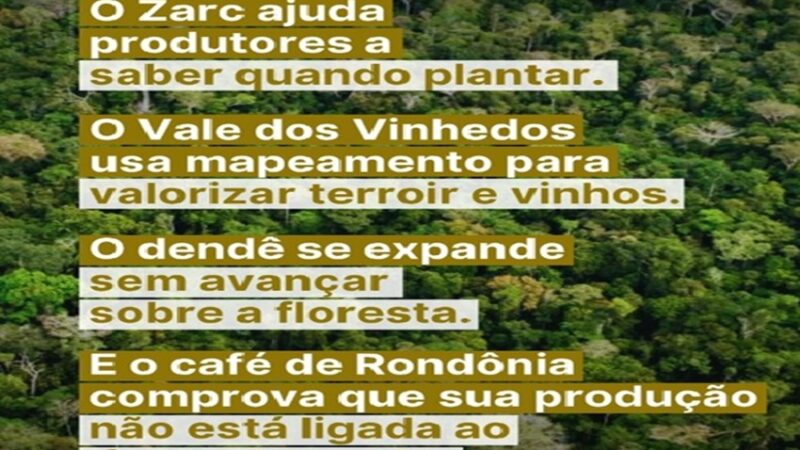 ZARC: Muito antes do plantio começar, dados sobre clima, solo, relevo e uso da terra já estão ajudando a orientar decisões no campo.