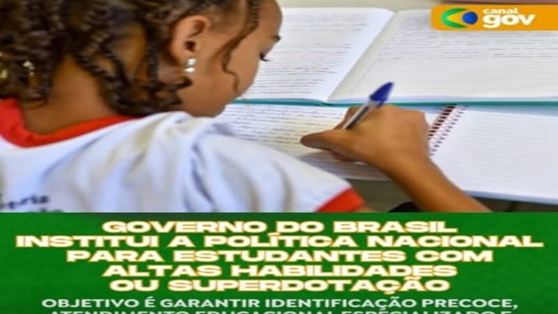 ESTUDANTES COM ALTAS HABILIDADES OU SUPERDOTAÇÃO