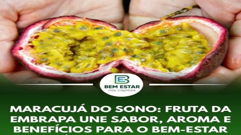 MARACUJÁ: Já ouviu falar no “maracujá do sono”?