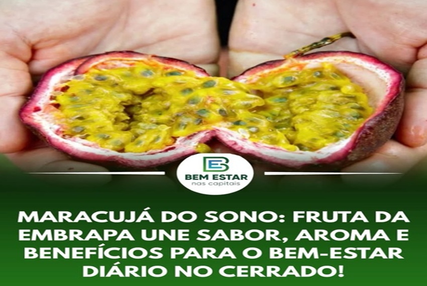 MARACUJÁ: Já ouviu falar no “maracujá do sono”?
